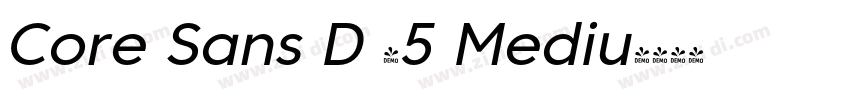 Core Sans D 45 Mediu字体转换